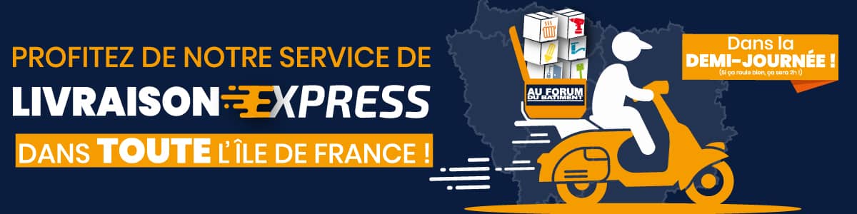 Livraison express dans la demi-journée